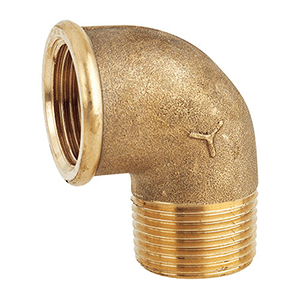 GOMITO    A 90° MASCHIO/FEMMINA IN OTTONE CR 7092