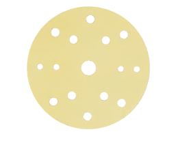 DISCO ABRASIVO D.152 6/9Fori GR 1500 Conf. 50 PZ YELLOW FILM SUPER TACK