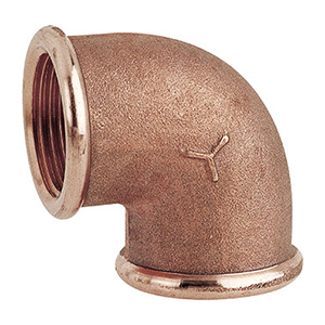 GOMITO A 90° FEMMINA/FEMMINA IN BRONZO 2090