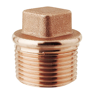 TAPPO M. TESTA QUADRA BRONZO 1"1/4 2290G