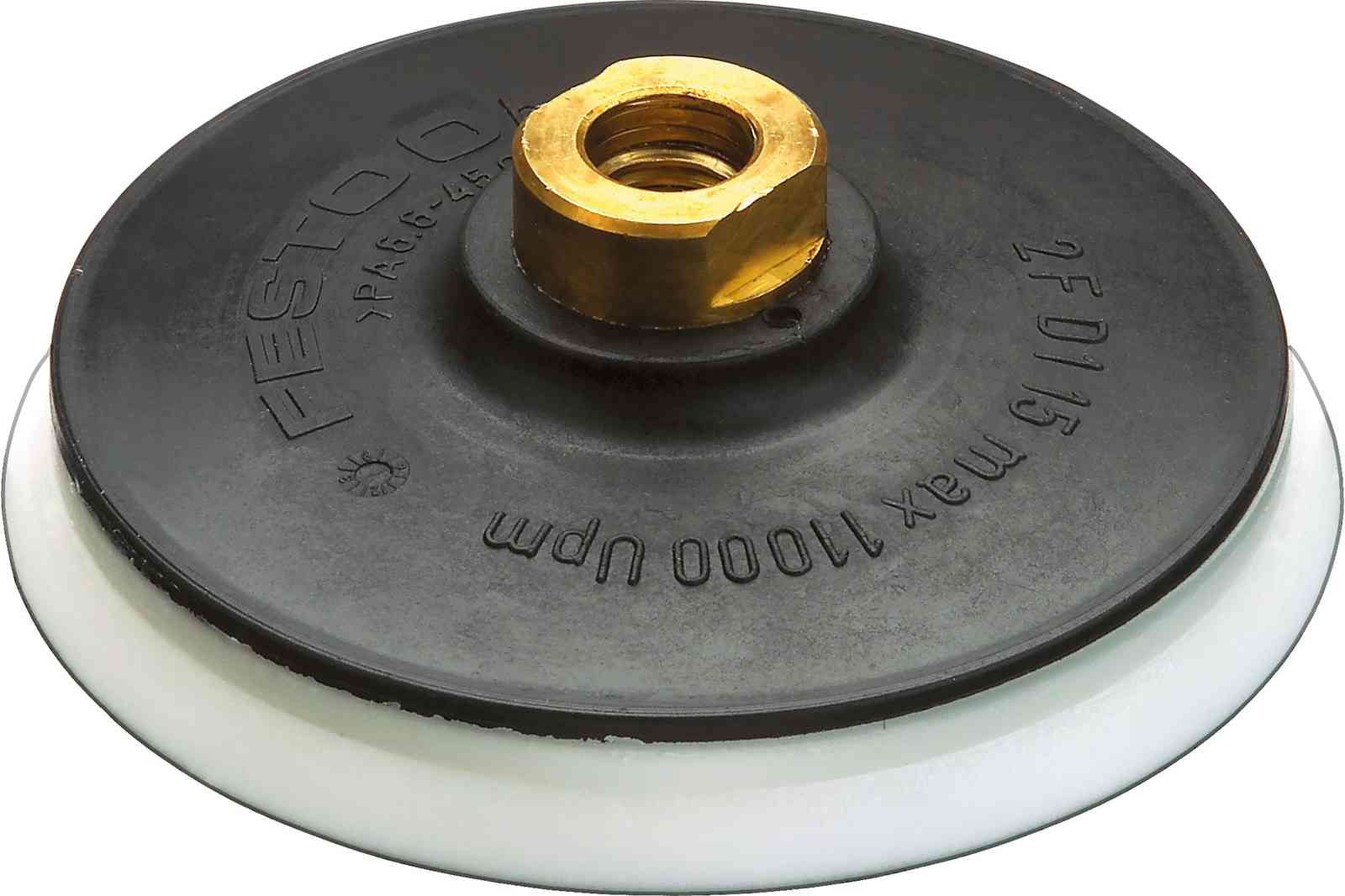PLATORELLO NYLON D.115 M14 per RAS115 per dischi in fibra dado di serraggio