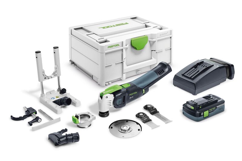 MULTIFUNZIONE A BATTERIA VECTURO OSC 18 Li 4.0 EL-Set
