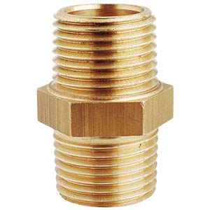 VITE  DOPPIA  MASCHIO/MASCHIO IN OTTONE CR 7280