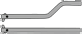 BRACCI SAGOMATI L=350 XA8 PER DIGITAL SPOTTER 7000, 9000 (AQUA) - MODULAR 20/TI - DIGITAL MODULAR