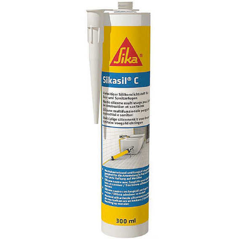 SIKASIL C PLUS NEUTRO GRIGIO CART300 ( sostituisce il sikasil N) SIKA MARINE