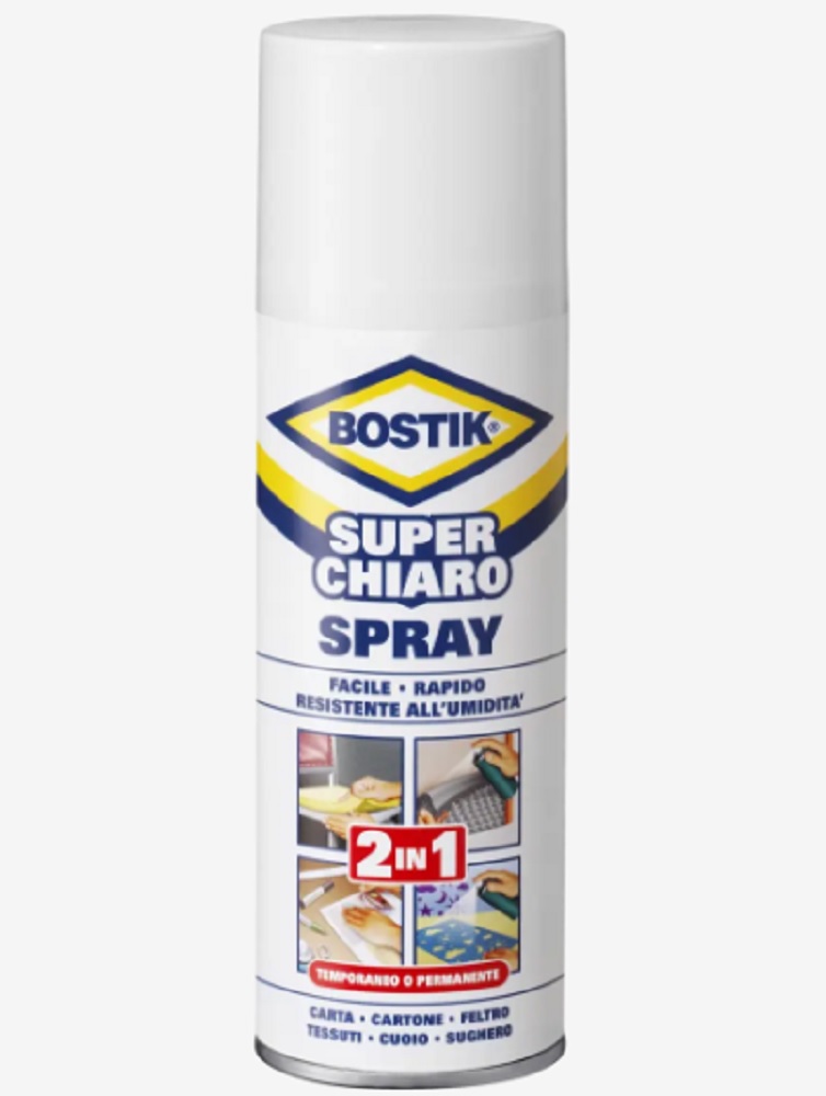 COLLA SPRAY BOSTIK SUPERCHIARO 2 IN 1 ML 500