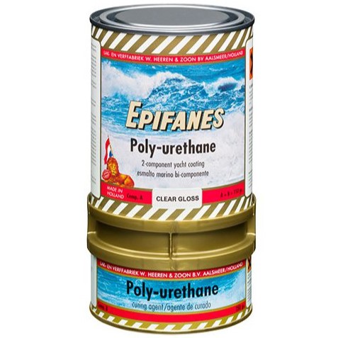 EPIFANES Polyurethane Clear Gloss  A+B trasparente lucida con filtro UV ML 750