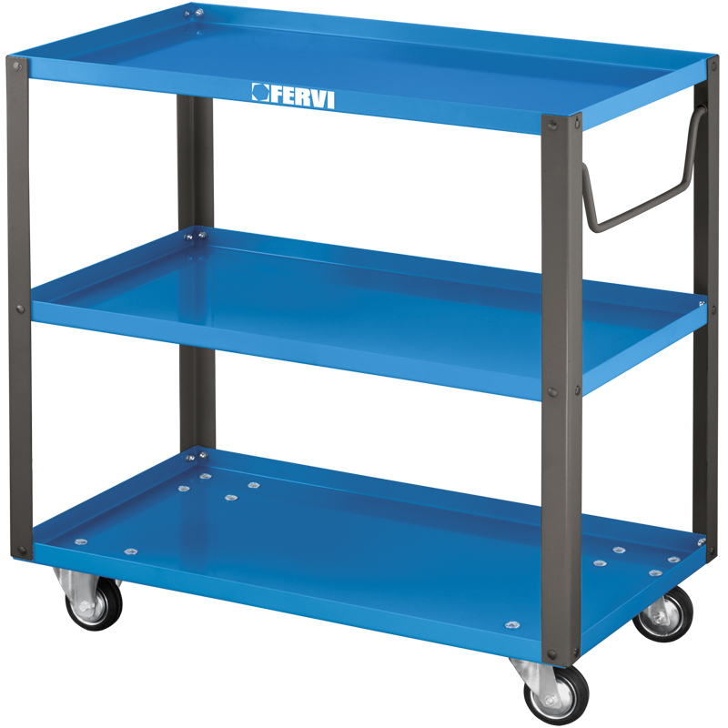 CARRELLO PORTAUTENSILI A 3 VASCHE