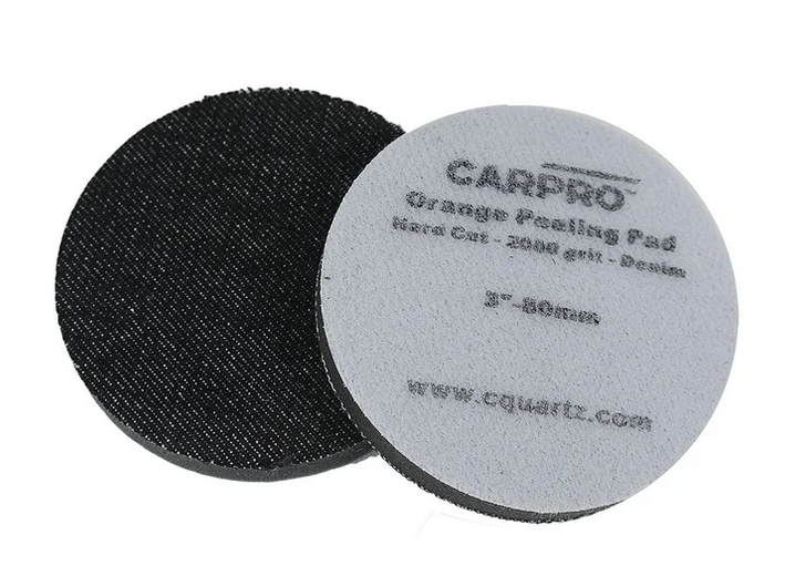 TAMPONE LUCID.  SPUGNA  Denim Ø 75mm (Grana 2000) Carpro da usare con polish medio come CARPRO Fixe