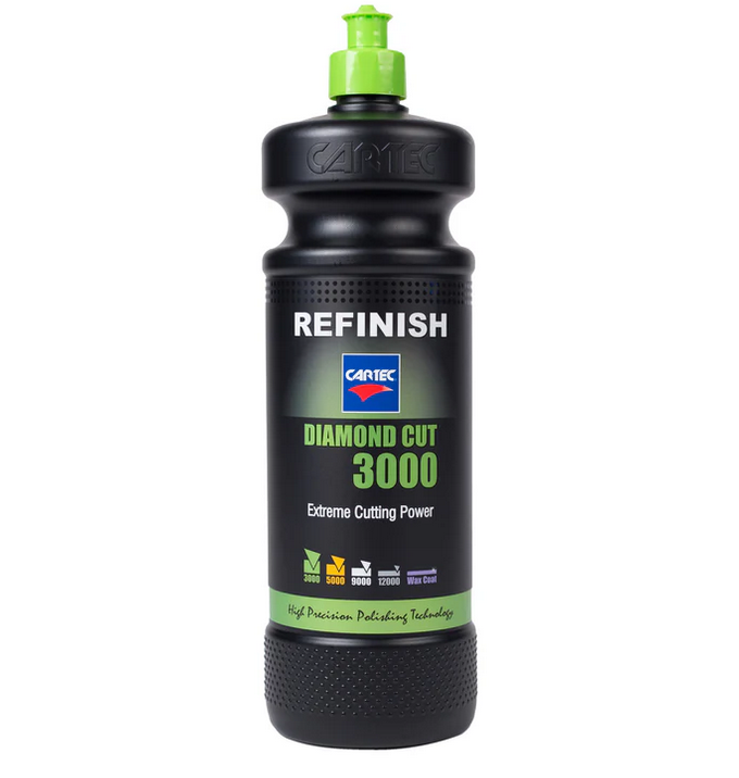 PASTA ABRASIVA  3000 Diamond Cut Compound 1kg verde- Cartec - Refinish