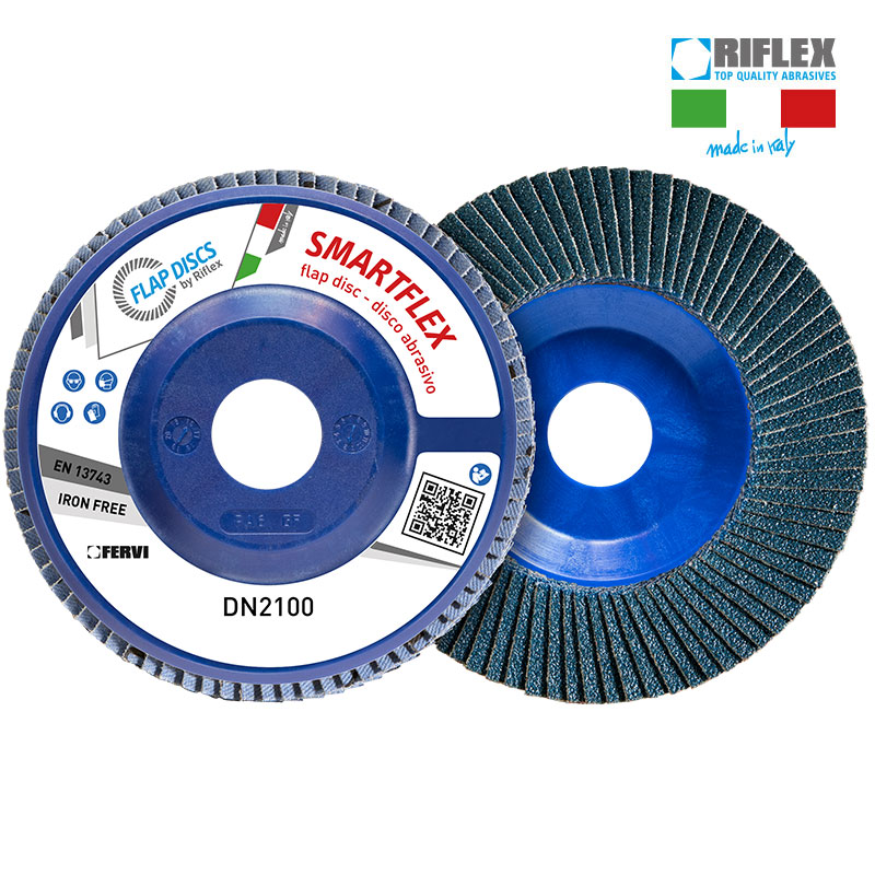 DISCO LAMELLARE SMARTFLEX CLASSIC 115X22 GR 40 (ossido di alluminio Silver) SUPPORTO NYLON