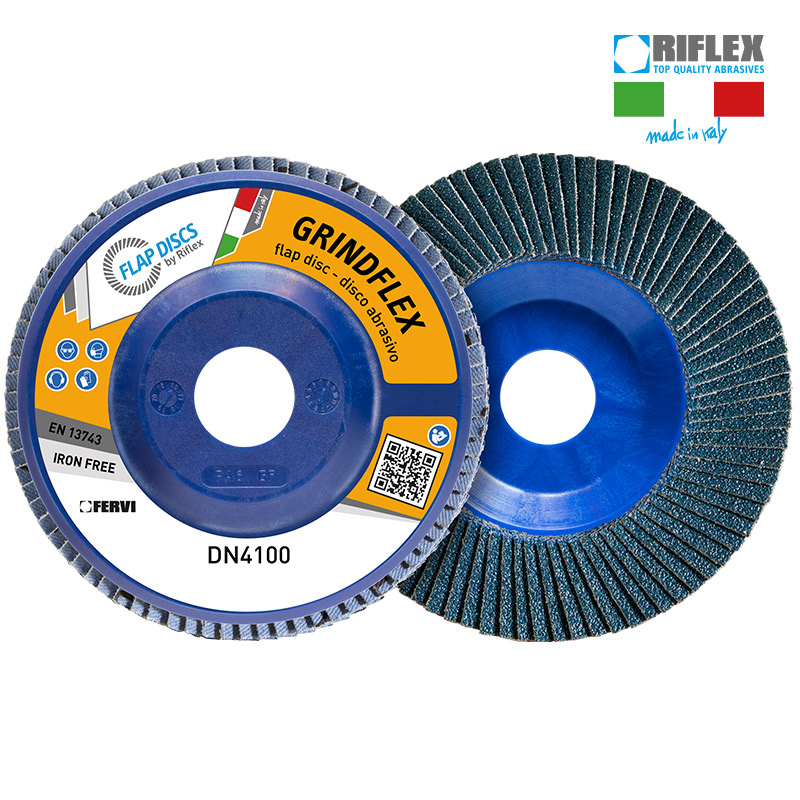 DISCO LAMELLARE  GRINDFLEX CLASSIC 115X22 (ossido di alluminio Gold) SUPPORTO NYLON