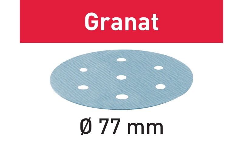 DISCO ABRASIVO D.77 GRANAT GR 120 Conf. 50 PZ