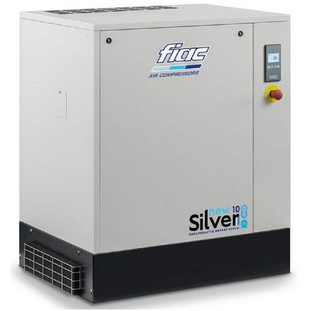 COMPRESSORE NEW SILVER NS10 V400/50/3 10 BAR  a Vite,400 Volt, 10 HP,