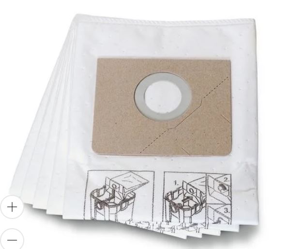 SACCHETTI  ASPIR.  FILTRANTE IN TESSUTO X DUSTEX LT 25(5PZ)