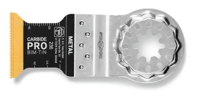 LAMA FEIN MULTIMASTER STRETTA E-CUT CARBIDE PRO LUNGH.40 LARG.32 ATTACCO SL PZ  1