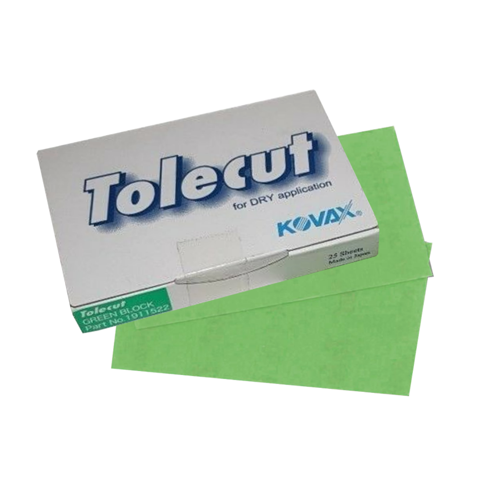 TOLECUT STICK-ON 1/8 29x35mm GREEN K2000  25 PCS