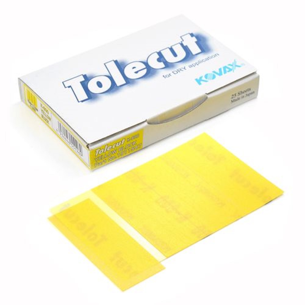 TOLECUT STICK-ON 1/4 29x70mm YELLOW K800  100 PCS