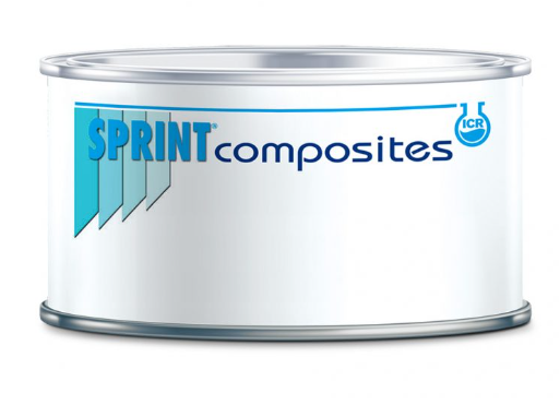 STUCCO  SPRINT S12 VINILEST GEL PER FINITURA A+B  ML 750 Catalisi: 1-3% con induritore pasta C10 (Perossido di benzoile)