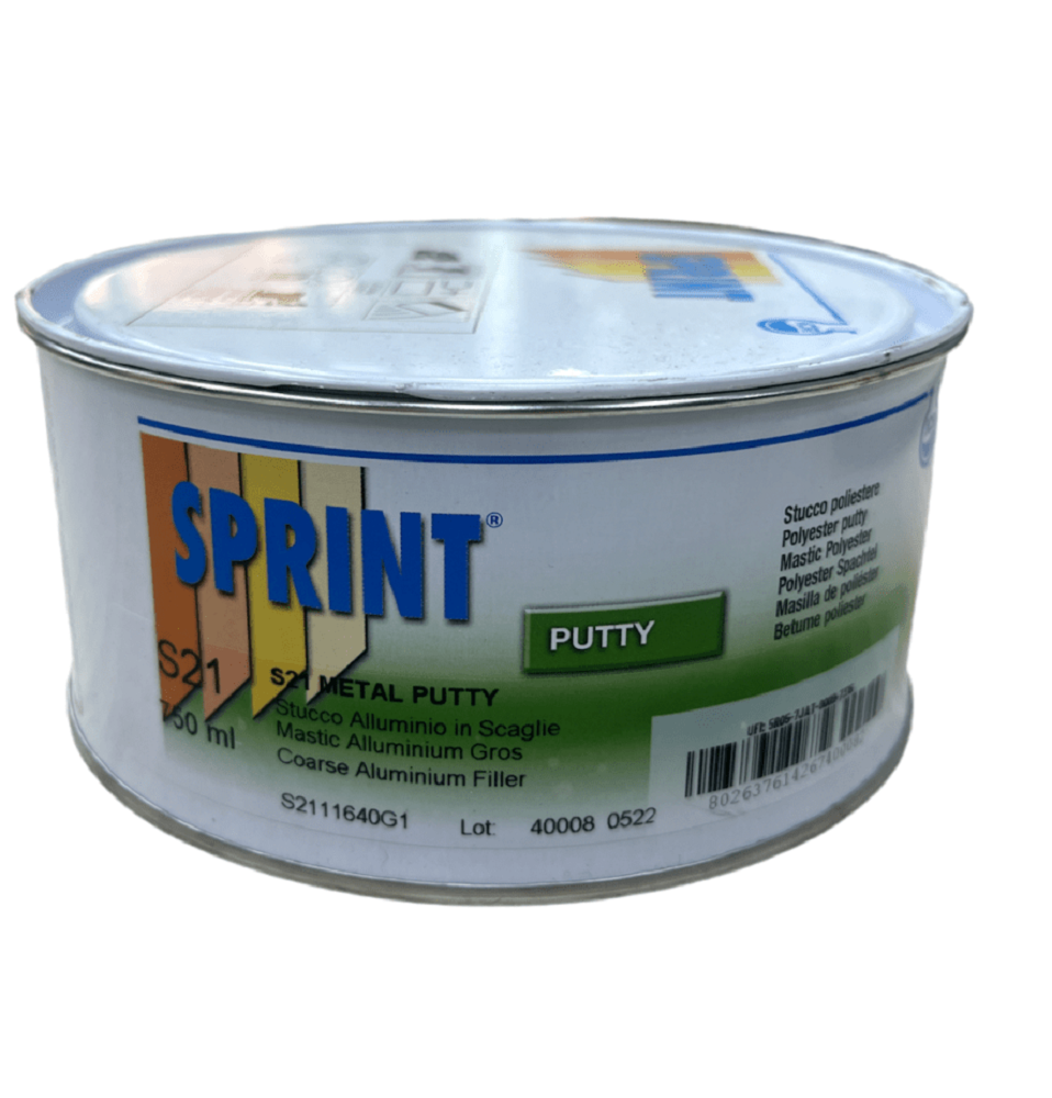 STUCCO  SPRINT S21 METAL PUTTY con alluminio 750ml A+B