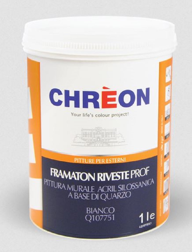 FRAMATON RIVESTE PROF ACRIL SILOSSANICA BIANCO LT 1