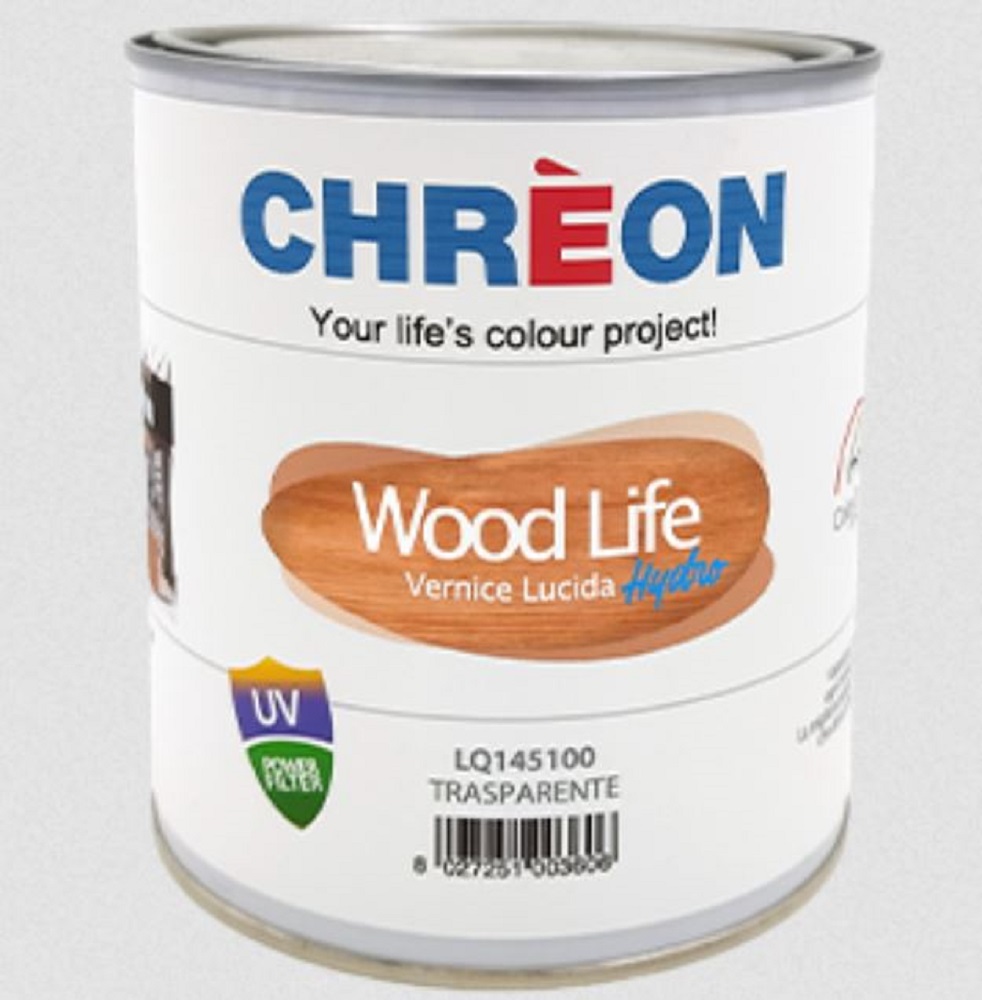 WOOD LIFE HYDRO  VERNICE TRASPARENTE LUCIDA LT 3