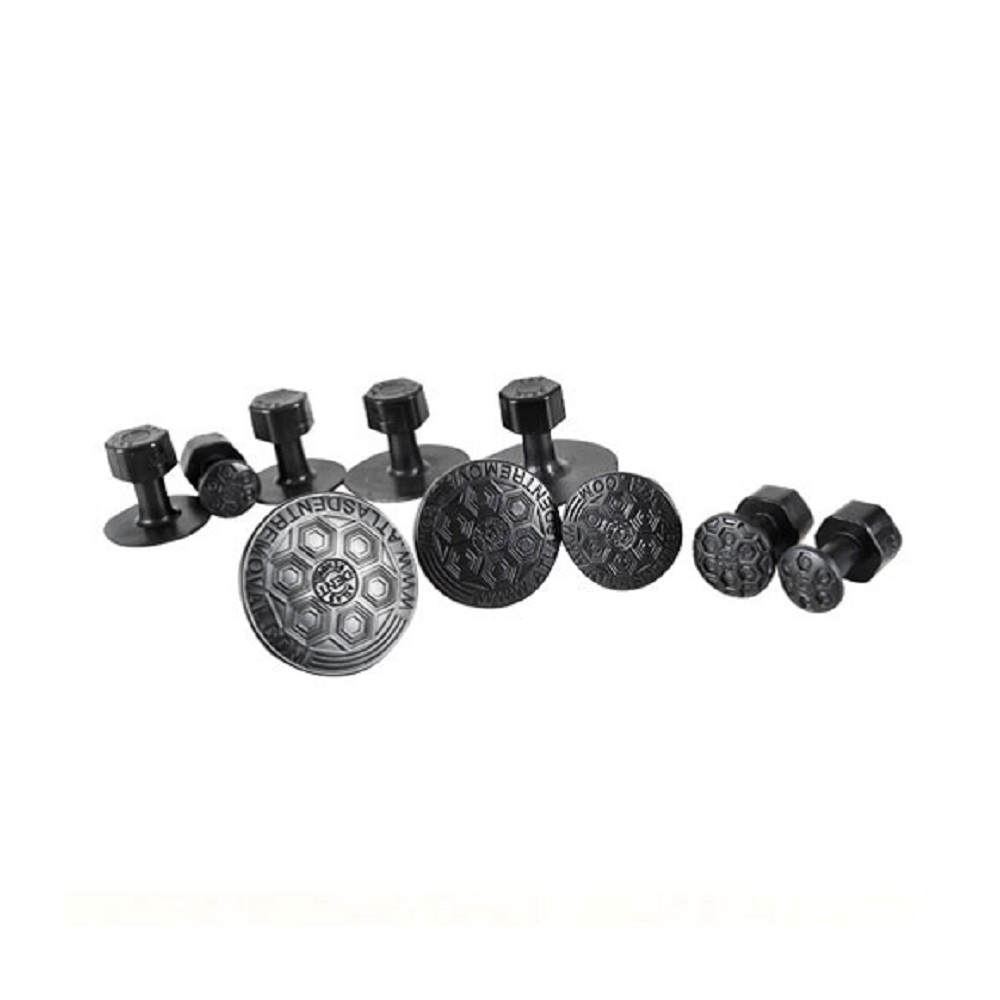 Raddrizzatura SET 10 VENTOSE NERE DIAMETRI MISTI