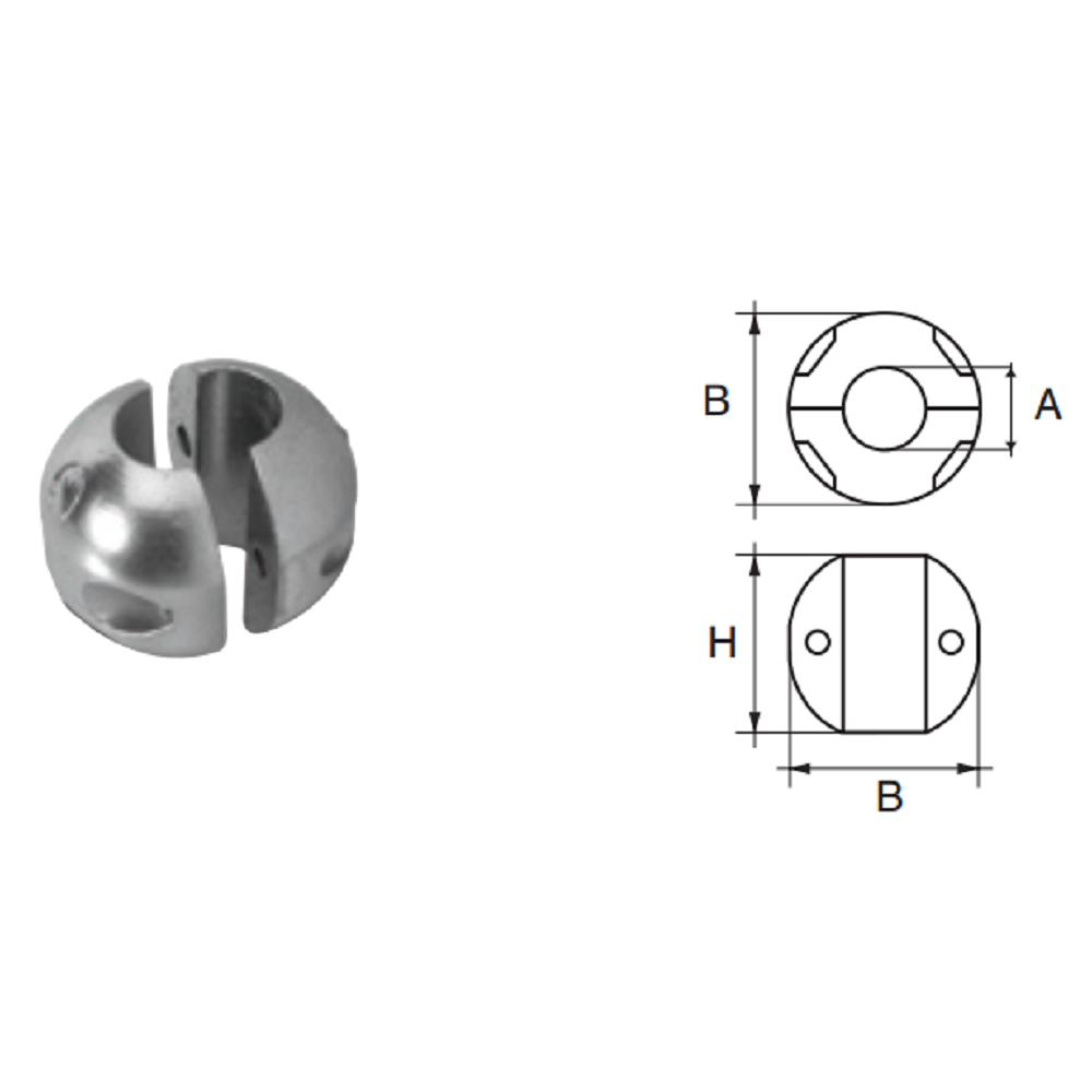 AN001 BRACCIALI PER ASSI D.18 MM