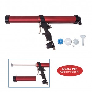PISTOLA PER SIGILLANTE PNEUMATICA  cartucce da 290-310 ml e salsiccia da 300-400 ml PNEUSEAL 450