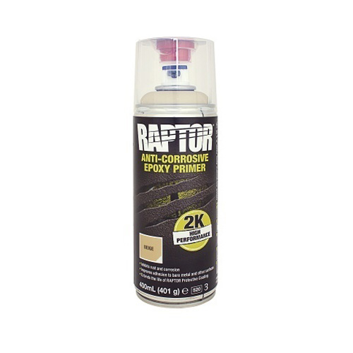 BOMBOLETTA FONDO EPOSSIDICO  RAPTOR 2K ANTI CORR EP PRIME AEROSOL ML 400