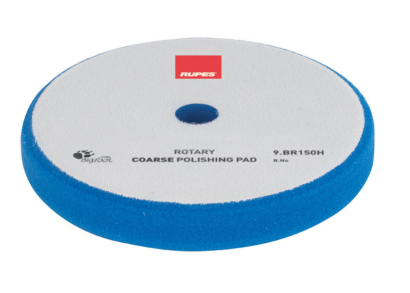 TAMPONE LUCID.   SPUGNA ROTARY COARSE BLU Ø 90 Rupes BR90H