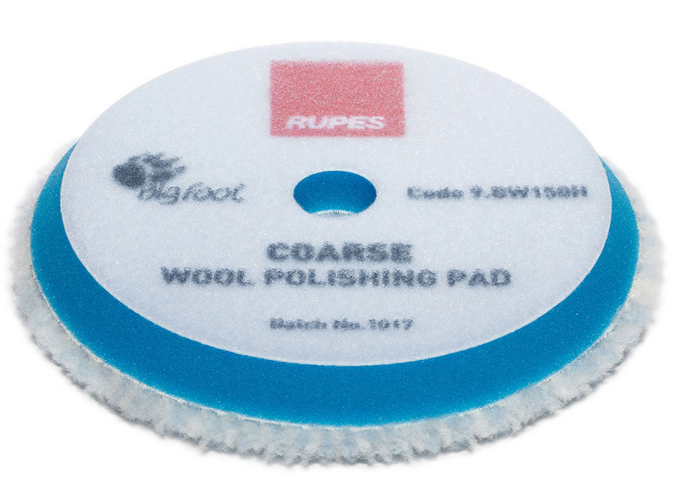 TAMPONE LUCID.   LANA BLU COARSE Ø 130 mm Rupes NW130H