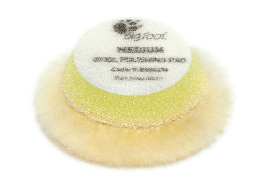 TAMPONE LUCID.   LANA GIALLO FINE Ø 30/45 mm Rupes Conf. 4 Pz  ad esaurimento BW40M