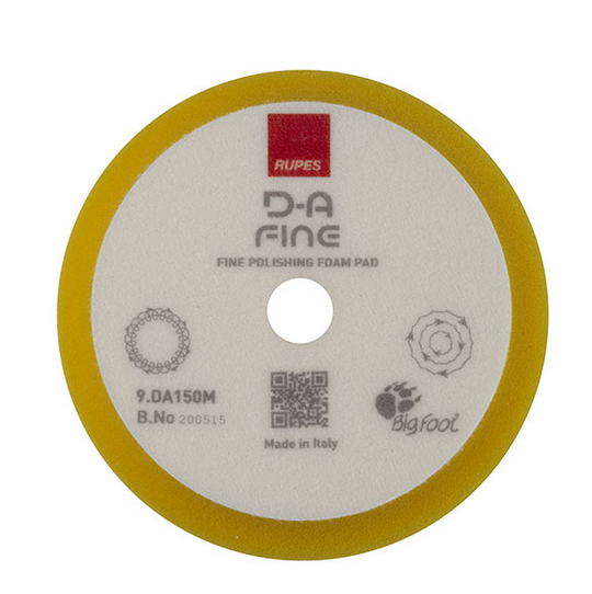 TAMPONE LUCID.   SPUGNA DA- FINE GIALLO Ø 150mm Rupes DA150M