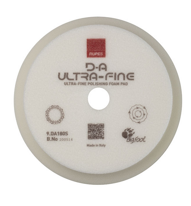 TAMPONE LUCID.   SPUGNA DA- ULTRAFINE BIANCO Ø 180mm Rupes DA180S
