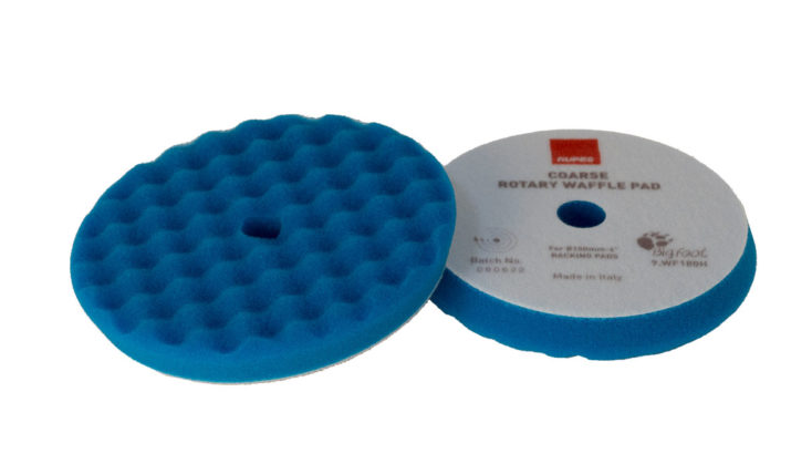TAMPONE LUCID.   SPUGNA  COARSE BLU ONDULATO Ø 150 mm Rupes WF150H