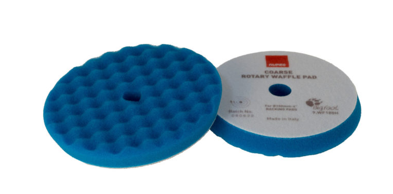 TAMPONE LUCID.   SPUGNA  COARSE BLU ONDULATO Ø 180 mm Rupes WF180H
