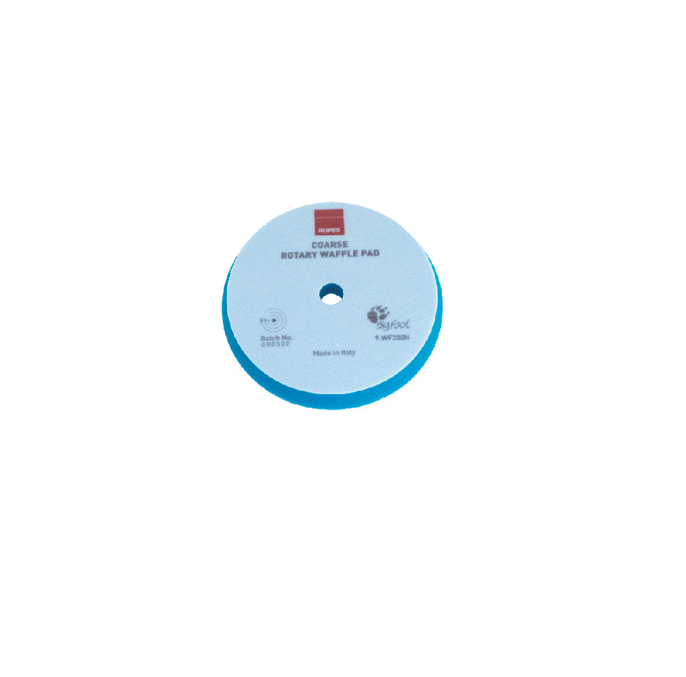 TAMPONE LUCID.   SPUGNA  COARSE BLU ONDULATO Ø 170-180mm Rupes WF200H