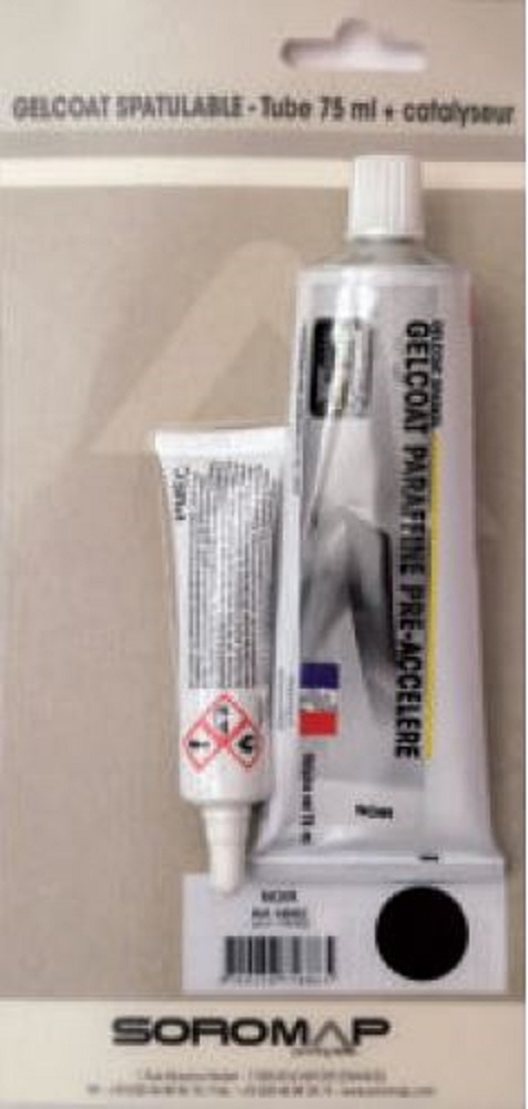 GELCOAT TUBETTO A+B 75ML BLACK