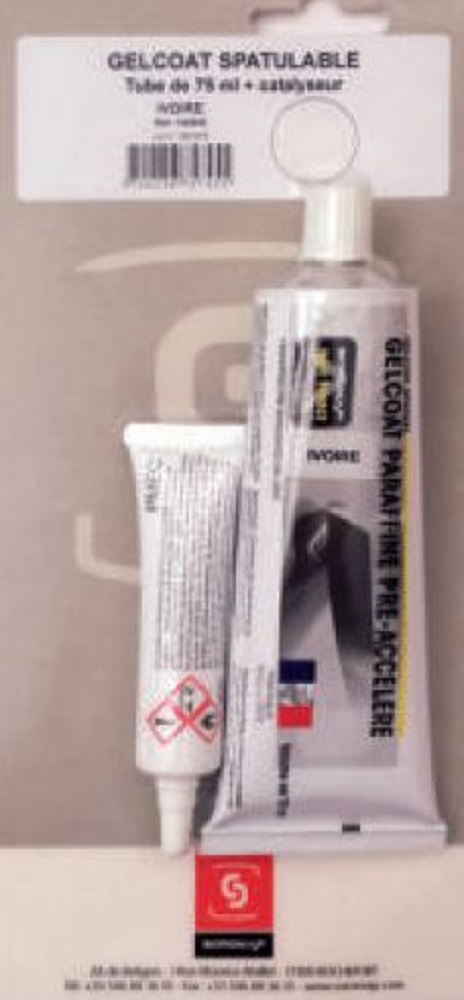 GELCOAT TUBETTO A+B 75ML IVORY