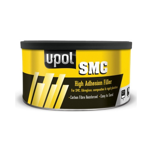 STUCCO  U-POL SMC poliest. con fibre di carbonio BLACK 1.1L