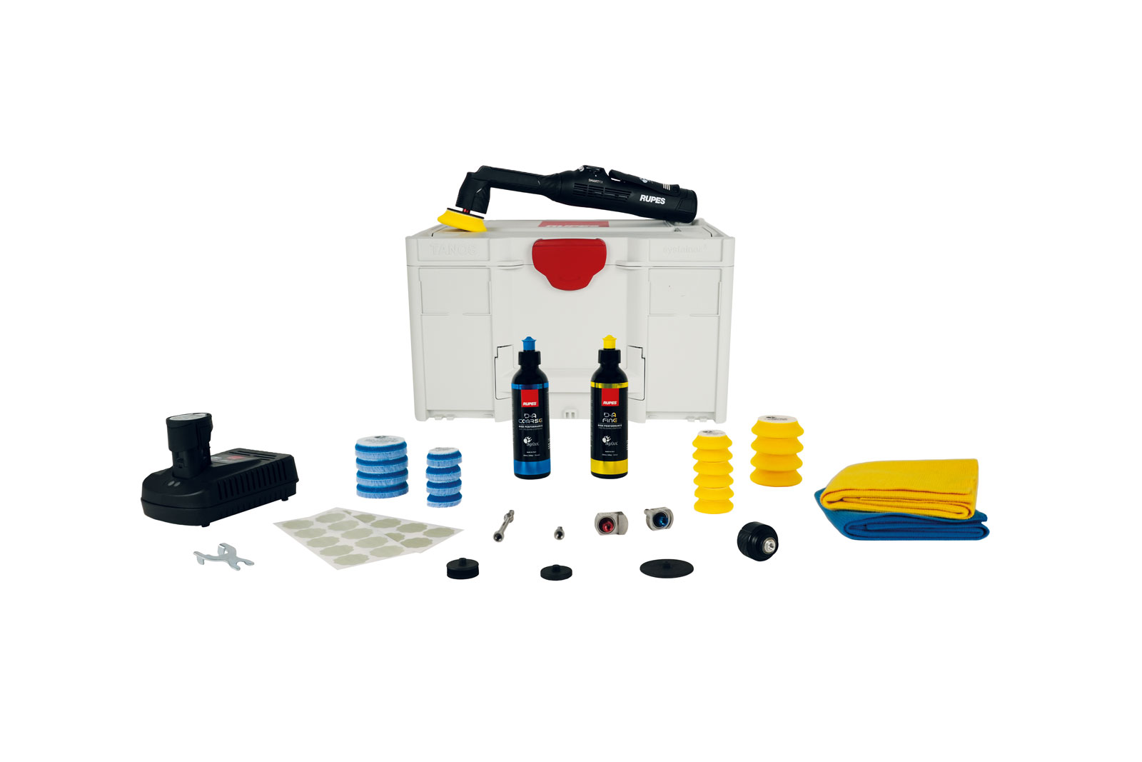 MINI LUCIDATRICE A BATTERIA BIGFOOT NANO COLLO LUNGO HR81MLII/LUX KIT SYSTAINER RUPES