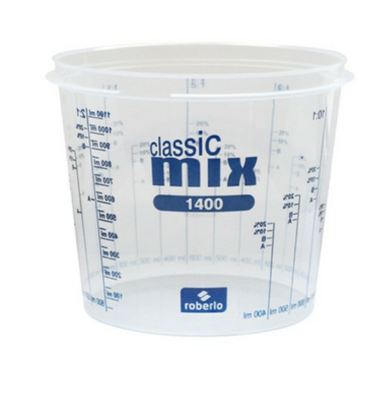 TAZZA PLASTICA EASY MIX 385 ML new Conf. 25 PZ