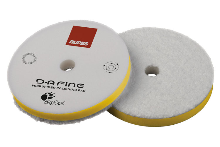 TAMPONE LUCID.   MICROFIBRA DA-FINE GIALLO 80 mm Rupes  ad esaurimento MF80M