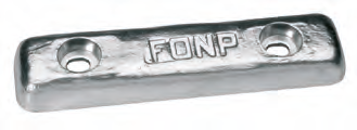 AX025 ANODO POPPA FAL-XS-2/2 MIS 325X80 C.F.200 FORO DIAM 16x26 KG 2,2