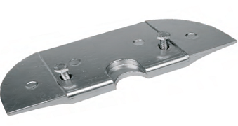 ME013 ANODO PER MOTORE MERCURY FM-13 COMPL. VITI INOX  ALPHA ONE