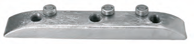 NC002 ANODO POPPA A-1 MIS 490X80X40 FORO DIAM 14