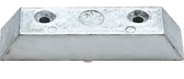 NC017 ANODO TIMONI E FLAPS FP-2 SEIPEM MIS 120X34X20 FORO DIAM 6
