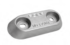 NC021 ANODO TIMONI E FLAPS FX-2V MIS 150X60X25 FORO DIAM 11X15 E 2°FORO DIAM 11 ( uguale KA014)