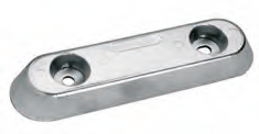 AX013 ANODO TIMONI E FLAPS MIS 350X70 FORO DIAM 11X15 2° FORO DIAM 11 ALLUM